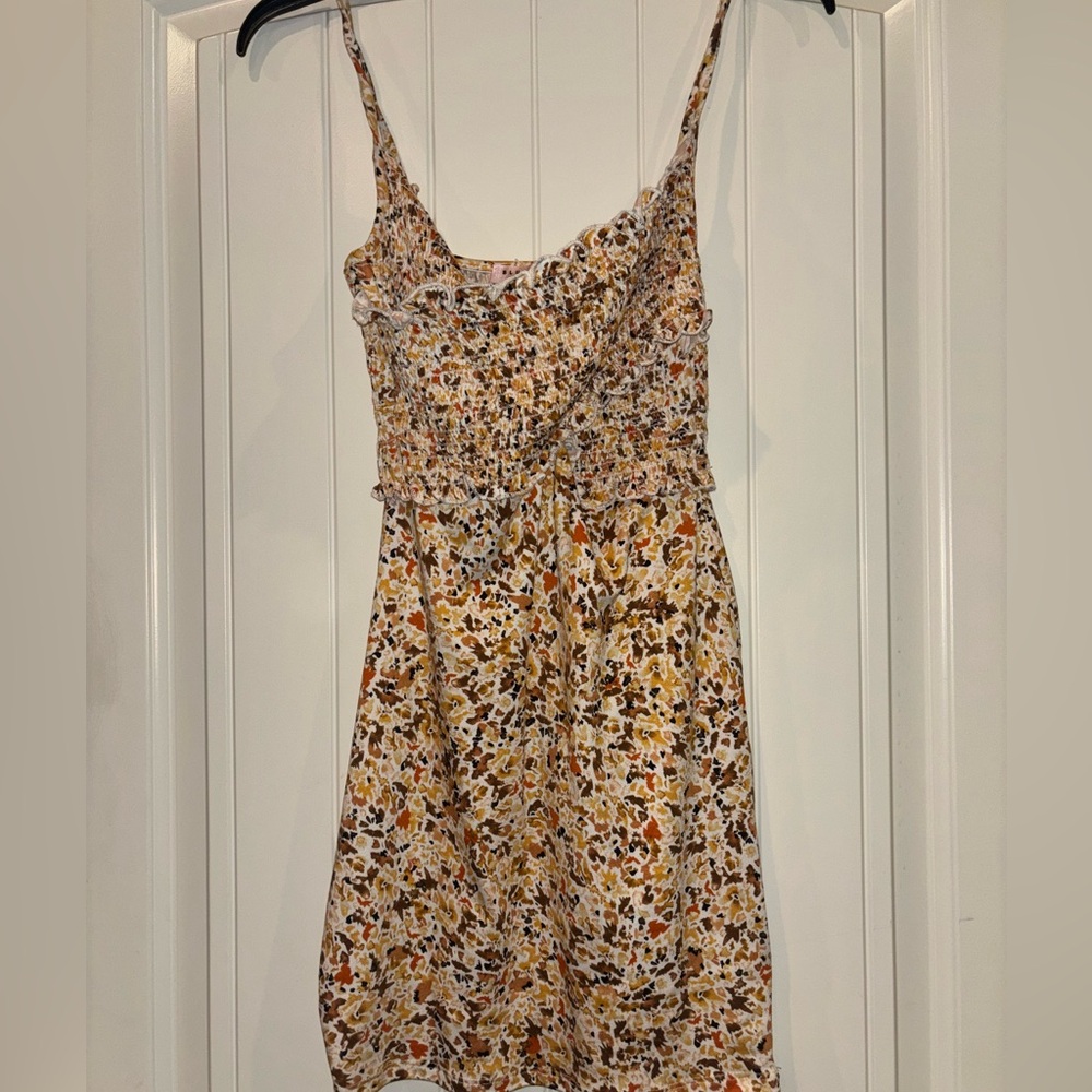 Dress - Blue Blush Los Angeles elastic spaghetti straps dress